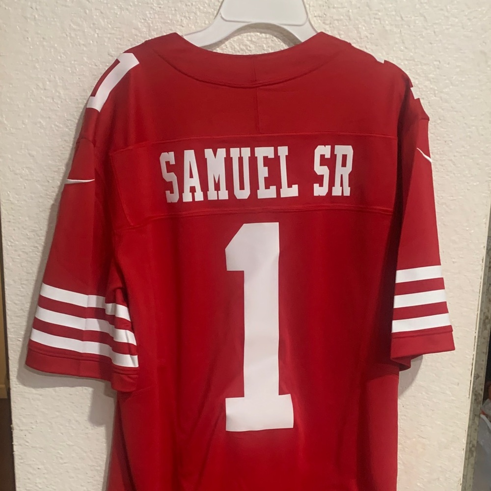 NFL Red and White Football Jerseys with Bold Numbering - Picture 5 of 12